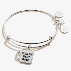 The Office™ 'World’s Best Boss' Charm Bangle