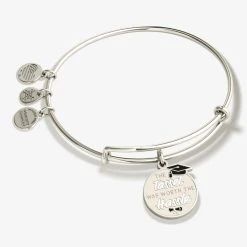 'The Tassel Was Worth The Hassle' Graduation Charm Bangle
