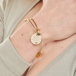 'The Tassel Was Worth The Hassle' Graduation Charm Bangle 9 'The Tassel Was Worth The Hassle' Graduation Charm Bangle -Alex And Ani Bracelets Shop the tassel was worth the hassel graduation charm bangle bracelet on model AA612722EWBSG