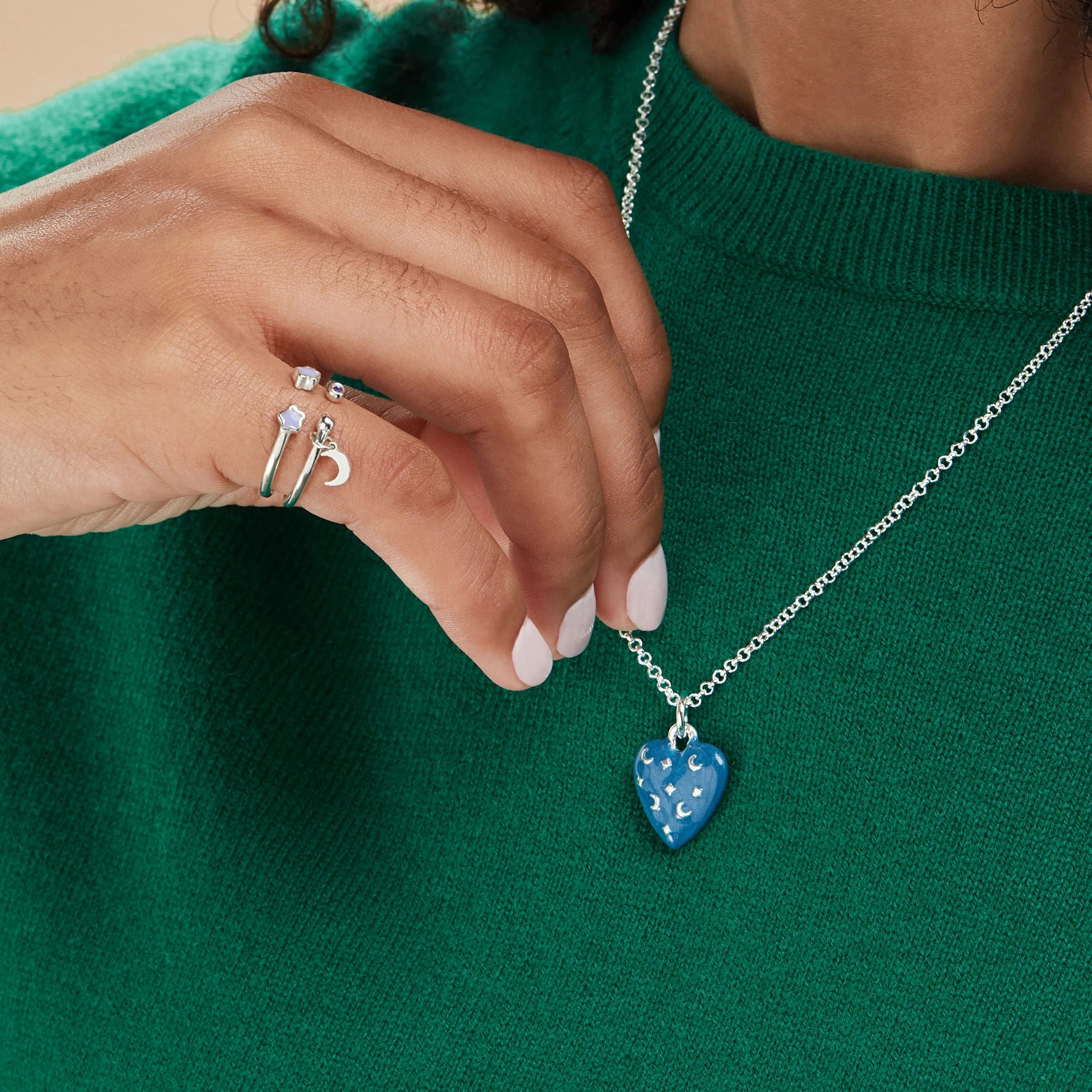 Wish Upon A Star Necklace + Ring Set 5 Wish Upon A Star Necklace + Ring Set - Image 3