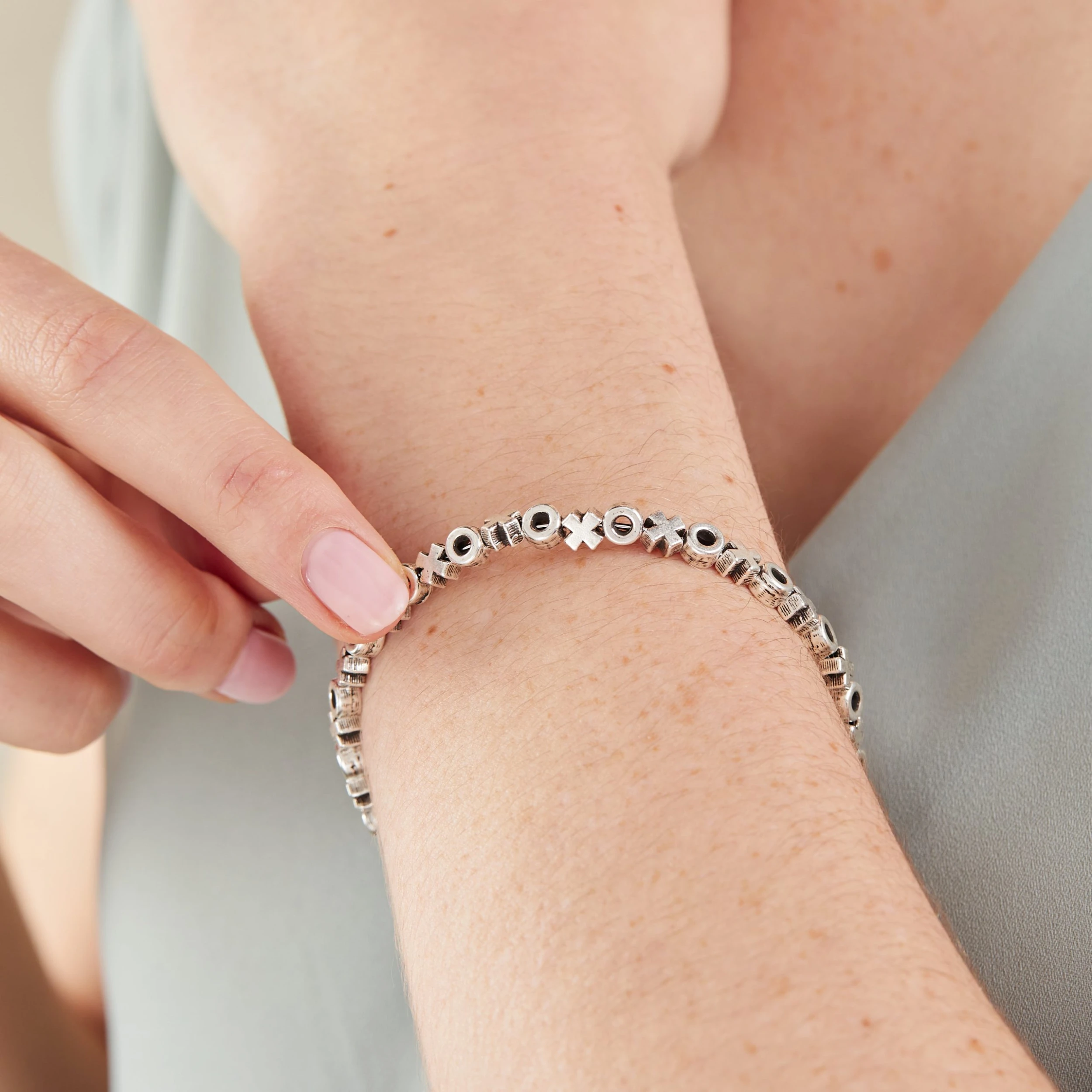 XOXO Metal Beaded Bangle 4 XOXO Metal Beaded Bangle - Image 2