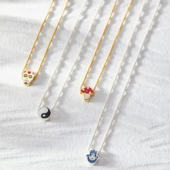 Yin Yang Charm Necklace 9 Yin Yang Charm Necklace -Alex And Ani Bracelets Shop yin yang charm necklace AA733222S details