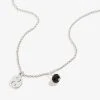 Yin Yang Duo Charm Necklace, Adjustable -Alex And Ani Bracelets Shop yin yang duo charm necklace adjustable front AA653222NKSS